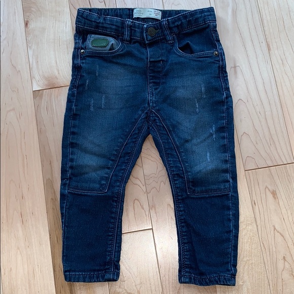 baby biker jeans
